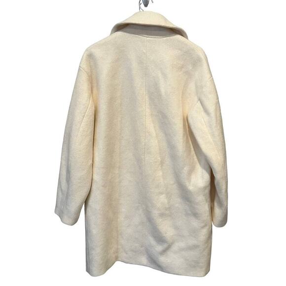 Something Navy Women Double Breasted Jacket in Ivory Size Large - Picture 3 of 8